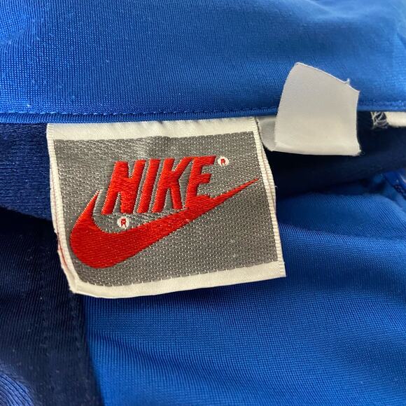 Nike Jacket Sportwear Windbreaker Full Zip Blue Track Warm Up No Size Tag - Picture 7 of 8
